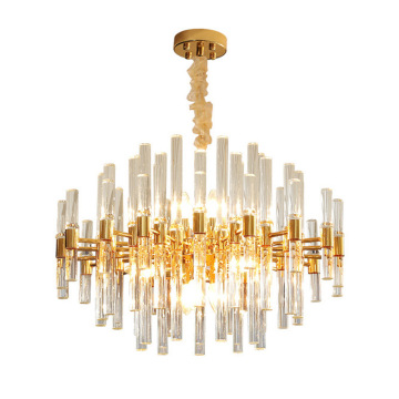 LEDER Beaded Large Round Chandelier