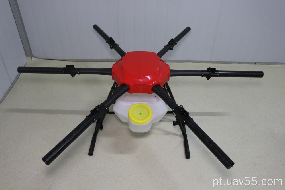 Quadro de drones agrícolas de 6 eixos para 16L de drone