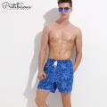 Comfortable men no mesh lining board swim trunks