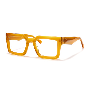 High Quality Thick Acetate Frame Square Acetate Eyeglass Frames Manufactory