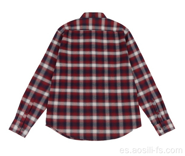 Camisas tejidas 100% algodón de los hombres del estilo del otoño invierno