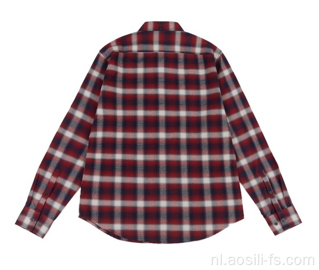 Herfst / winter stijl heren 100% katoen geweven shirts