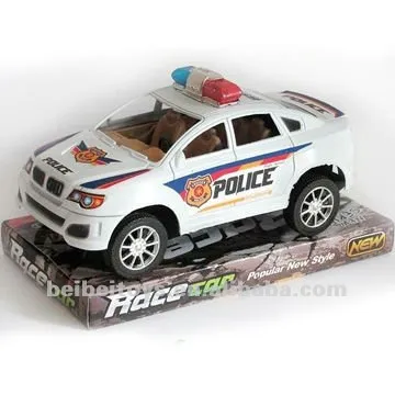 Children Plastic Friction Police Car, F/P Toy Car