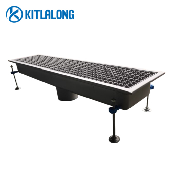 304 Stainless Steel Kitchen Floor Trough Drain - Food Safe Floor Sink Drain Channel