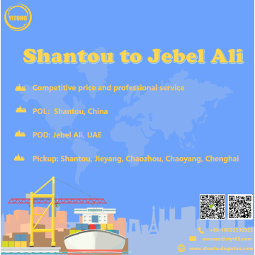 Ocean Freight from Shantou to Jebel Ali