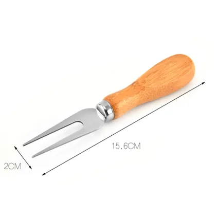 4 Pieces Cheese Tools Set With Bamboo Box