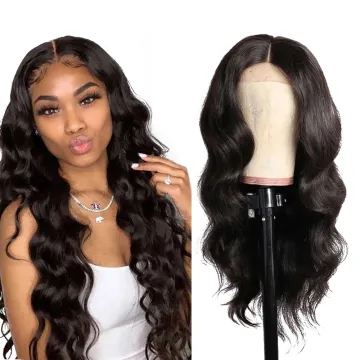 Brazilian body wave lace frontal wig Pre Plucked With Babyhair 13 by 4 30inch Cuticle Aligned human hair Wigs For Black Women