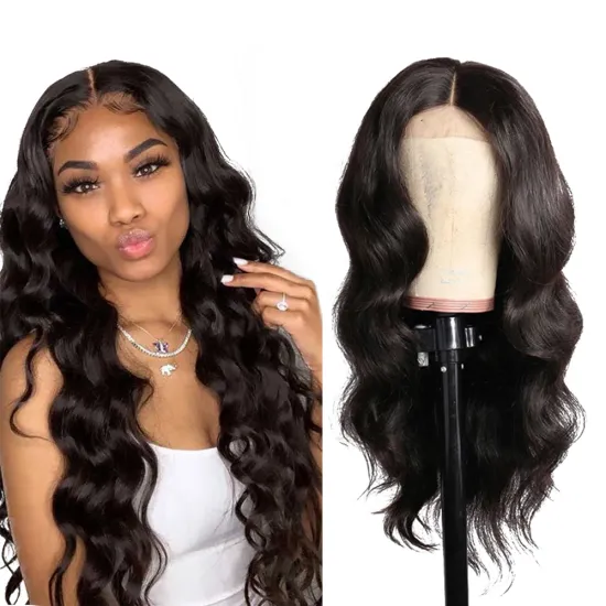 Brazilian body wave lace frontal wig Pre Plucked With Babyhair 13 by 4 30inch Cuticle Aligned human hair Wigs For Black Women