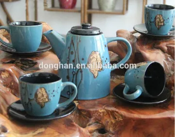 home use porcelain middle east style tea set,