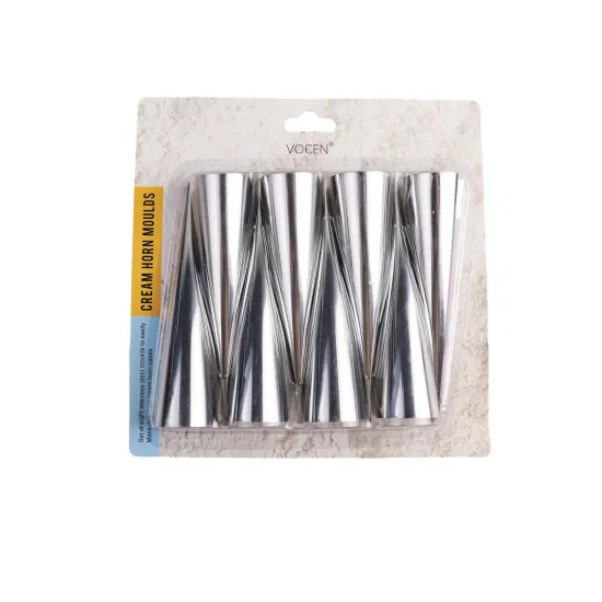 Custom DIY Stainless Steel Cannoli Tubes Ice Cream Mold Piping Nozzle - Factory Price