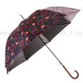 Women's Picot Lace Auto Open Dome Umbrella