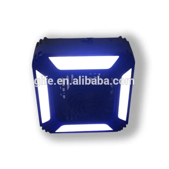 24 SMD high strong rechargeable engine working light Solar fan camping lamp