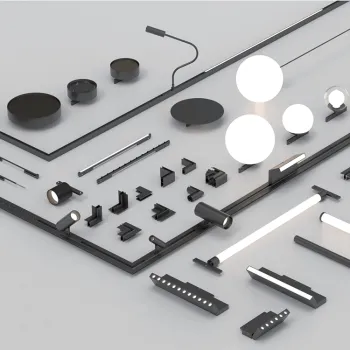 Zigbee Tuya WiFi 2.4G Intelligent Magnetic Track Light System for Living Room