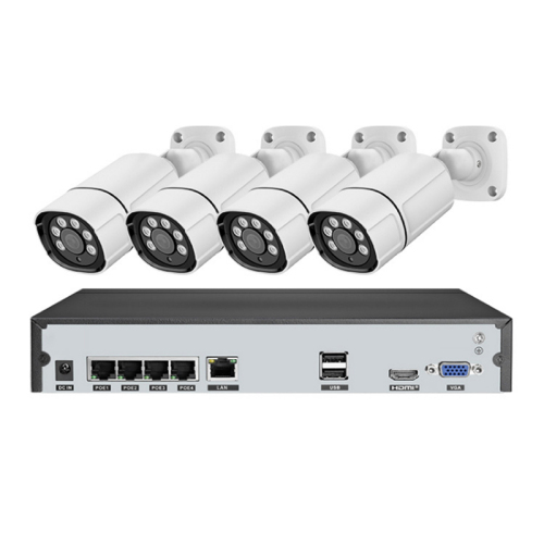 Pengawasan Keselamatan CCTV PoE NVR IP Kamera
