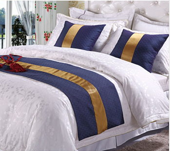 High Quality Hotel Bedding Set Blue