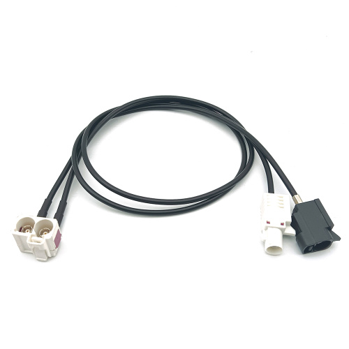 Dual Fakra Female to Fakra Radio Antenna Cable