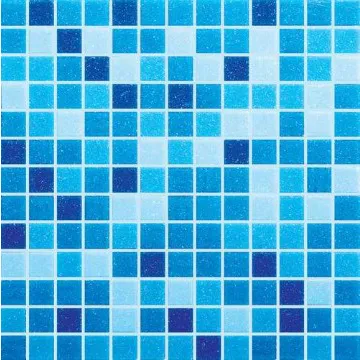 Hot Melting Glass Mosaic Tile for Swimming Pool(H420034)