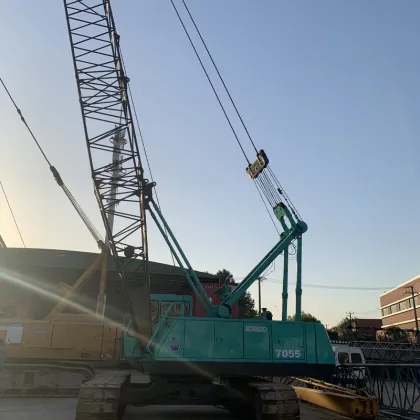 KOBELCO 55 Ton Crawler Crane Lifting Machinery