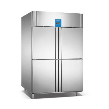 Frost-Free Bakery Upright Freezer with 4 Solid Doors for Dough, Cake, and Bread Refrigeration