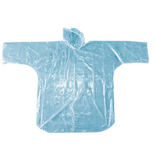 factory sale waterproof disposable PE raincard raincoat