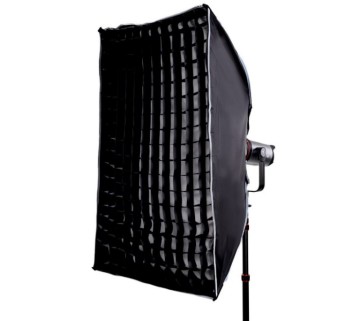 Triopo 60x90cm prostokątny softbox z szybkim uwalnianiem konstrukcja i mocowanie Bowens - zawiera siatkę Beam