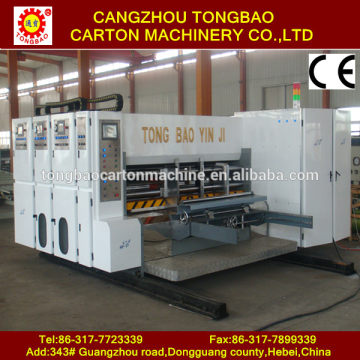 2 color carton box printing slotting machine TB480 cangzhou