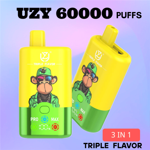 UZY Triple 60k Puff Disposable Vape Box Wholesale
