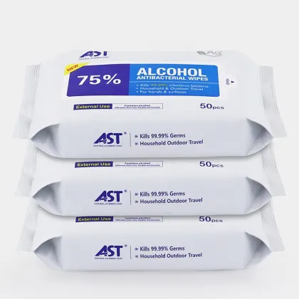 75% Alcohol Antibacterial Cleaning Wipes OEM