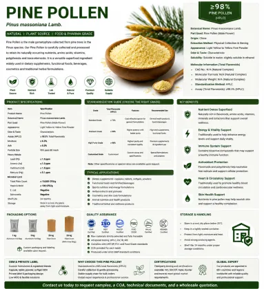 Organic Broken Pine Pollen Powder
