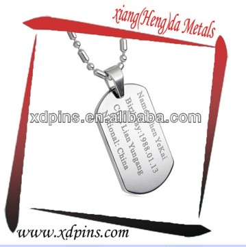 custom metal promotion fashion cheap dog tag 