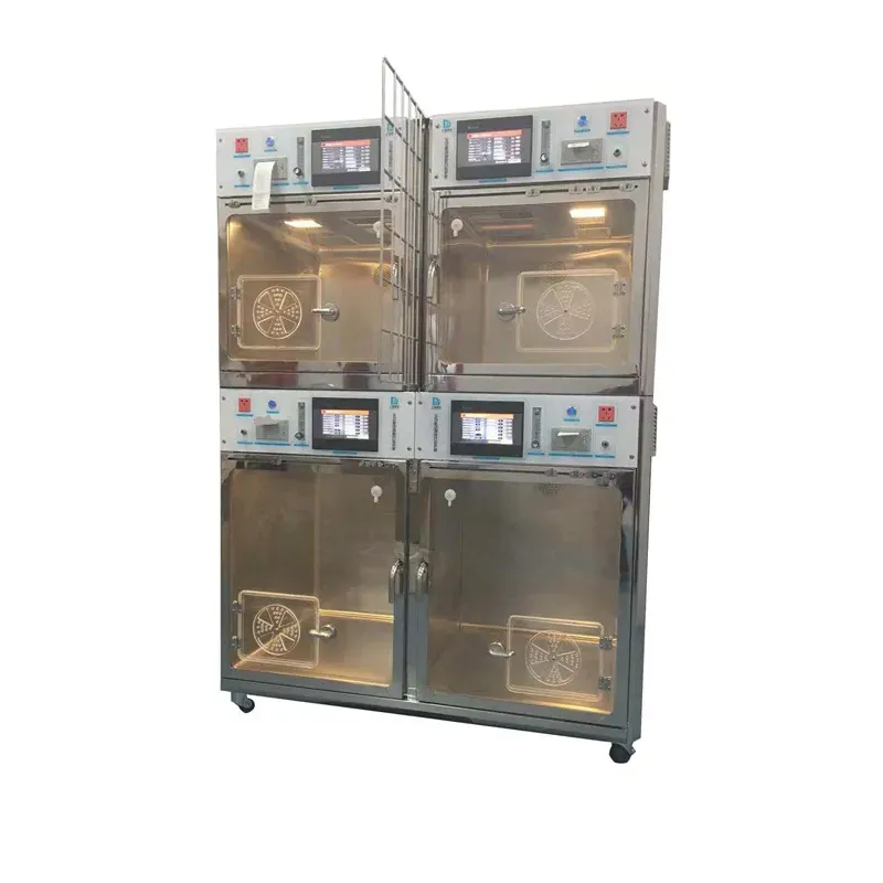 Veterinary Stainless Steel Dog ICU Warm Cages for Exotic Animals