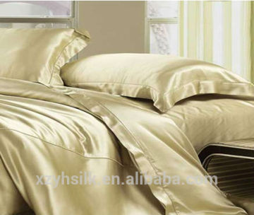 19mm 100% charmeuse silk bedding sets from china supplier OEKO certificate