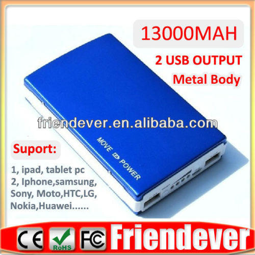 solar photovoltaic battery charger 13000mah