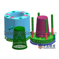 Plastic good quality injection laundry basket mould