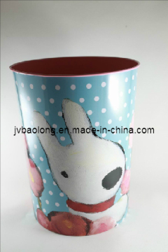 Tin Bucket OEM Printing Rubblish Containner (JBL80048Y)