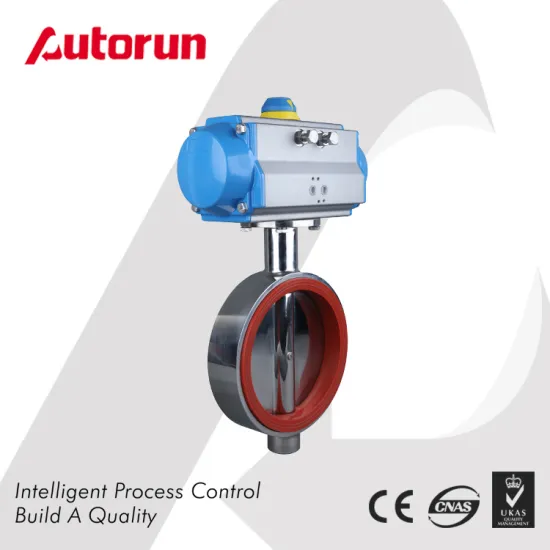 Wafer Sanitary Pneumatic Butterfly Valve