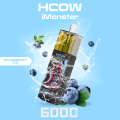 HCOW Imonster 6000Puffs Перезаряжаемый одноразовый вейп