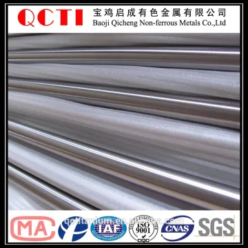 Polished surface medical ASTM F67 gr2 titanium rods bars