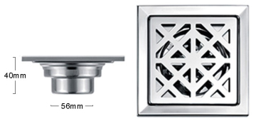 Sanitary ware shinning deodorize chinese shower room casting anti-odor stainless steel floor drain grate
