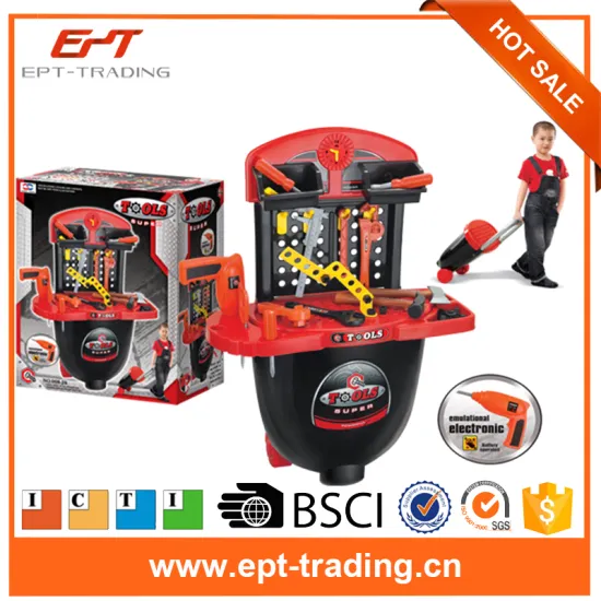 Kids pretend play building work tool set bricolage tool table toy