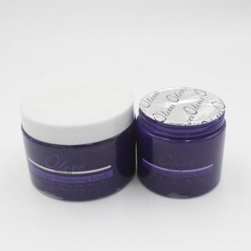 Crema de masaje exfoliante spa hidratante de lavanda para el cuidado de los pies