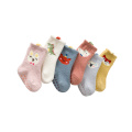 Cute Winter Warm Thick Coral Fleece Kids Newborn Baby Knee High Socks