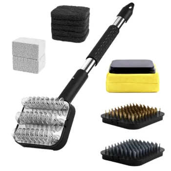 Fireproof Multifunctional BBQ Cleaning Brush for Outdoor Events