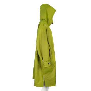 Custom Color Waterproof Surf Poncho: Hooded Changing Robe for Swimmers and Surfers
