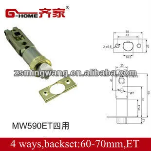 truck toolbox latch locks 4-ways tubular lock latch