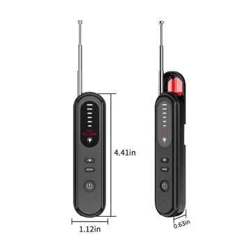 Hidden Camera and Spy Device Detector: Portable, GPS Signal Tracking, and Hotel Alarm Device Finder