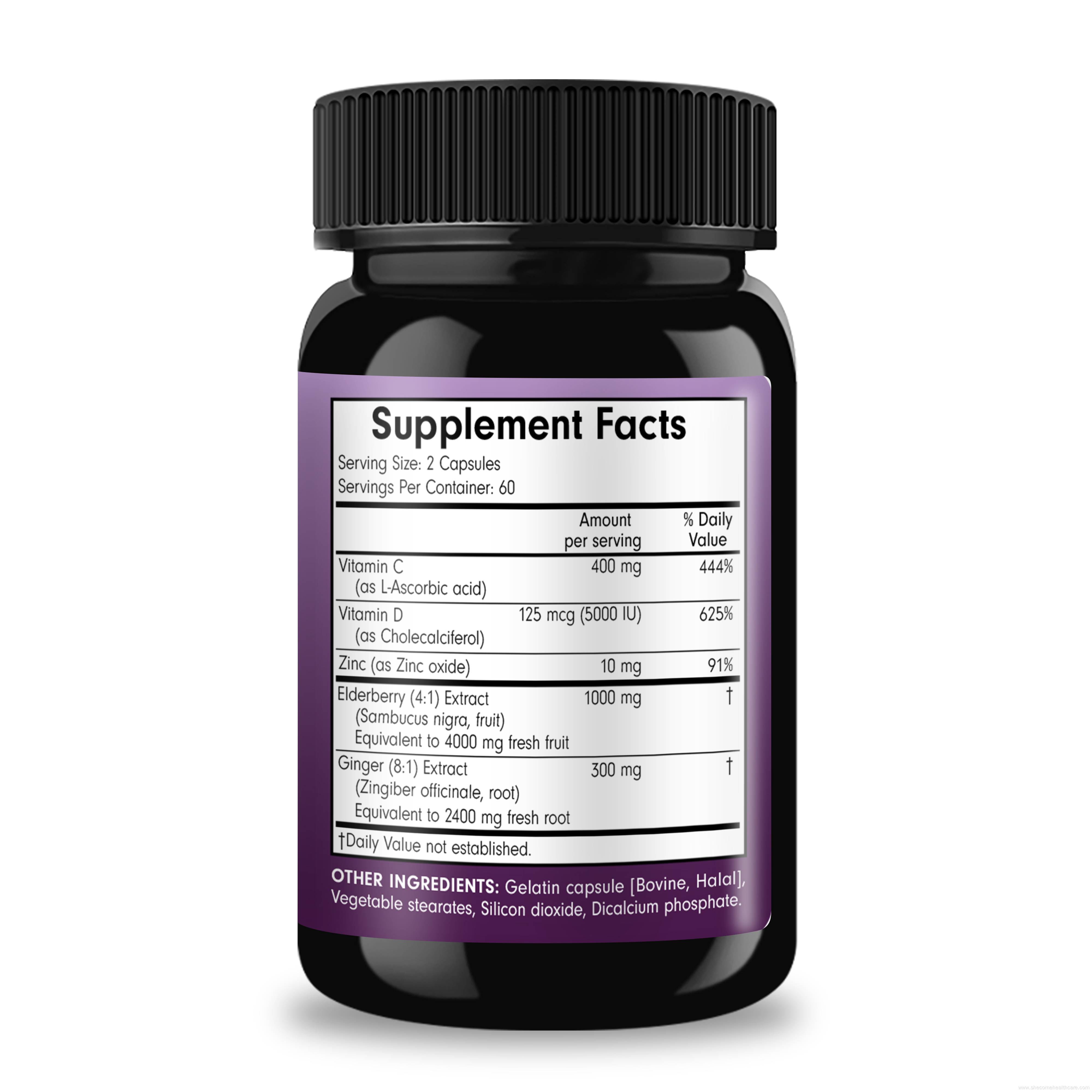 Sambucus Elderberry Immune Support Elderberry 120 capsules