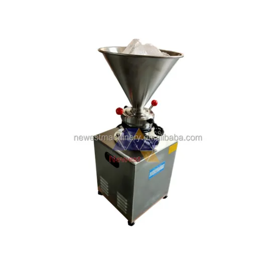 High-Efficient Colloid Mill Machines for Peanut Butter and Pepper Production