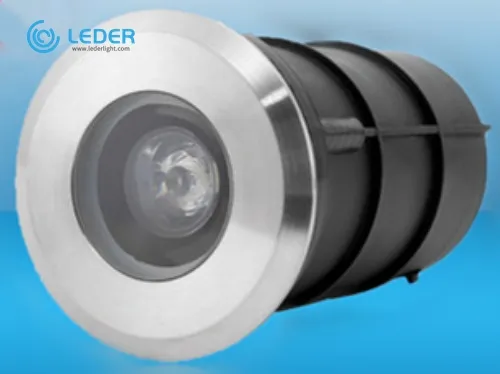 LEDER Black Simple Morden Vinyl Pool Light