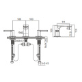 Capplus 3-Hole Basin Mixer